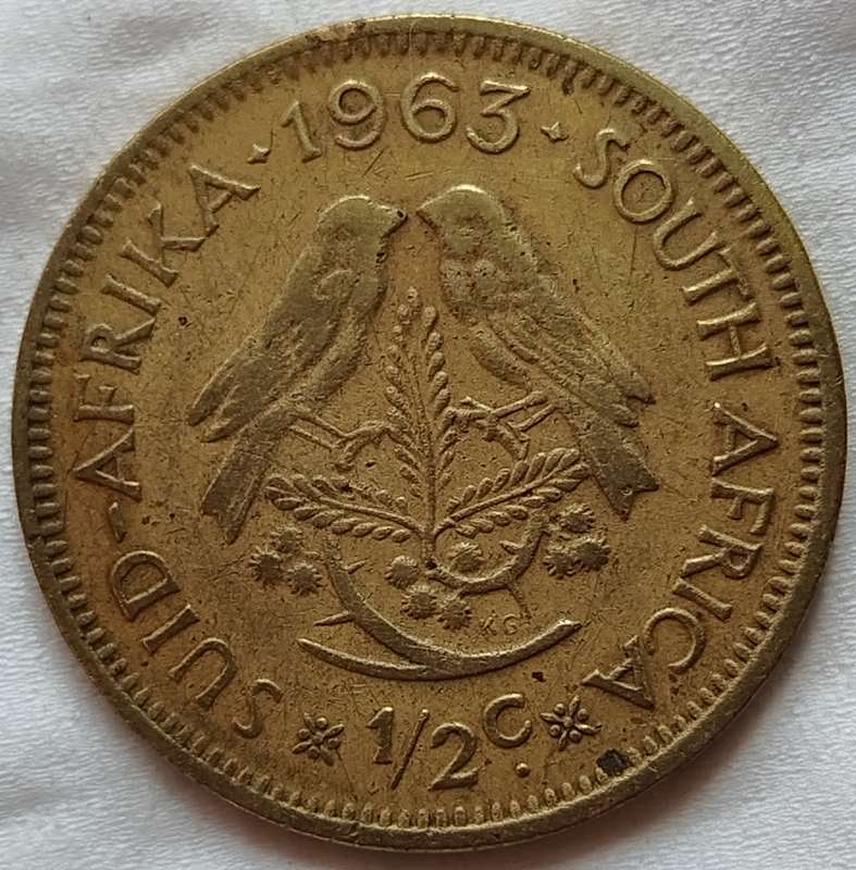 1963  1/2 CENT      RSA       SUN17272