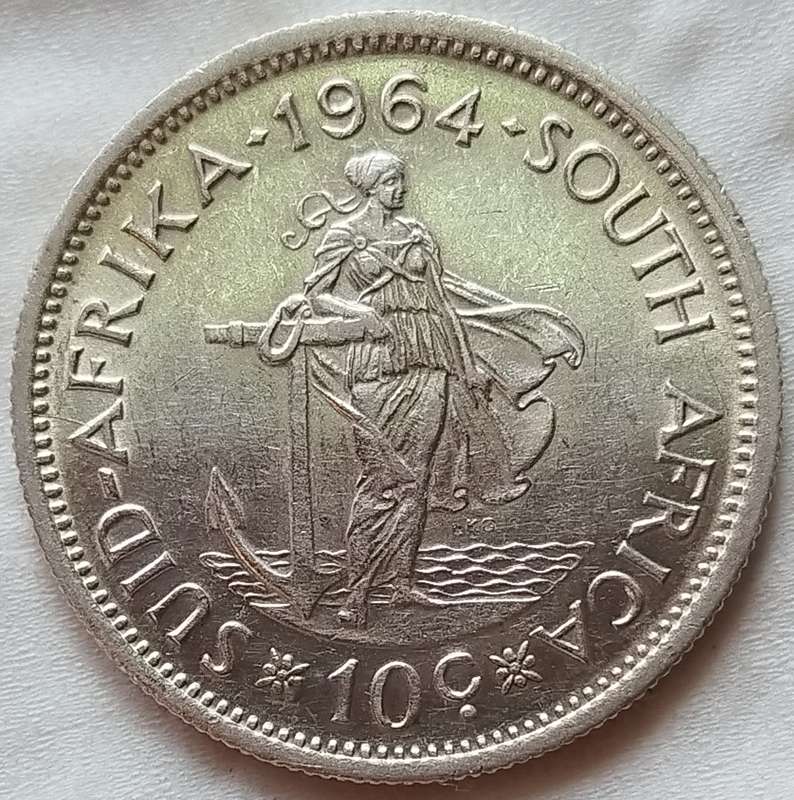 1964   10c   Coin        Silver (.500)        SUN17273