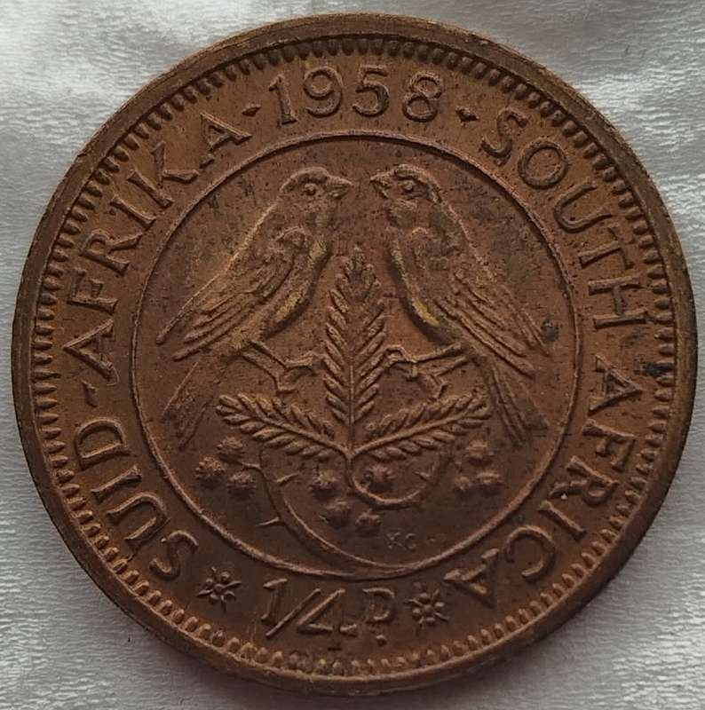 1958      QUARTER  PENNY  COIN        SA                       SUN17276