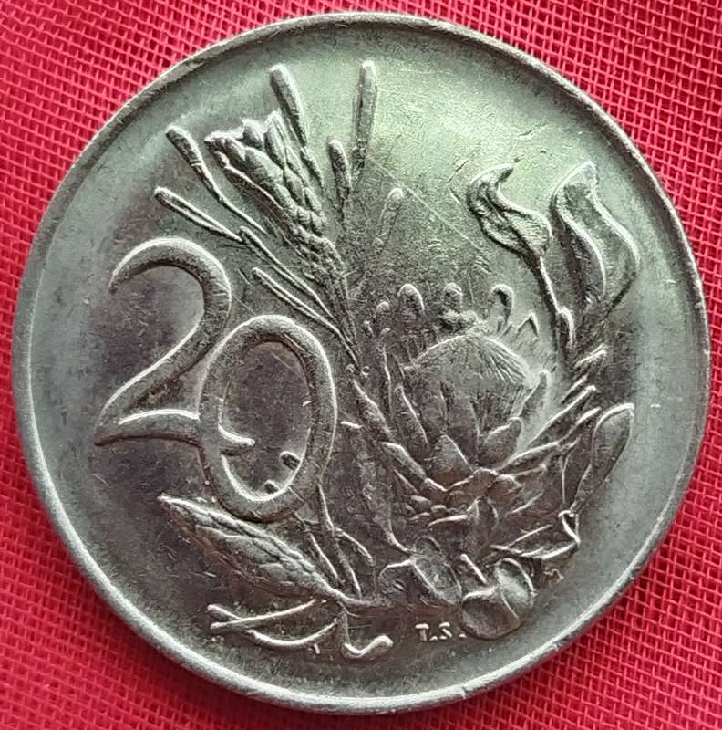 1989   20c   COIN   RSA           SUN17282