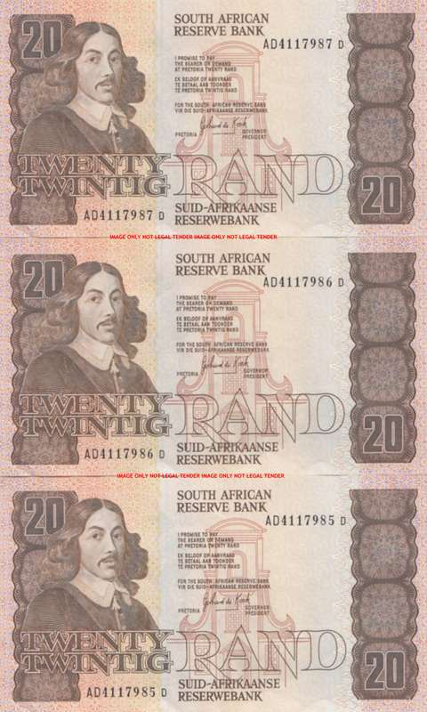 ***  WOW   GPC DE KOCK  R20  NOTES   IN SEQUENCE  ***        SET027B
