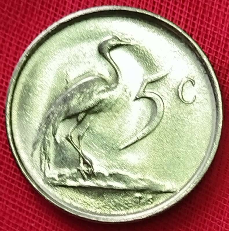 1968   5c   COIN   (Afrikaans)       SUN17321