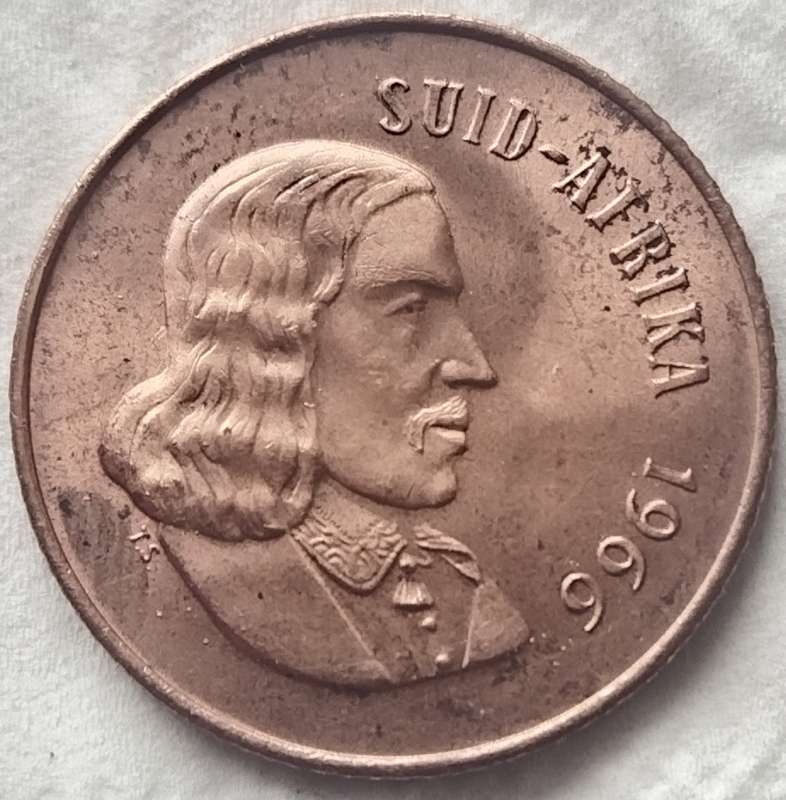 1965   2c   COIN   (Afrikaans)       SUN17333
