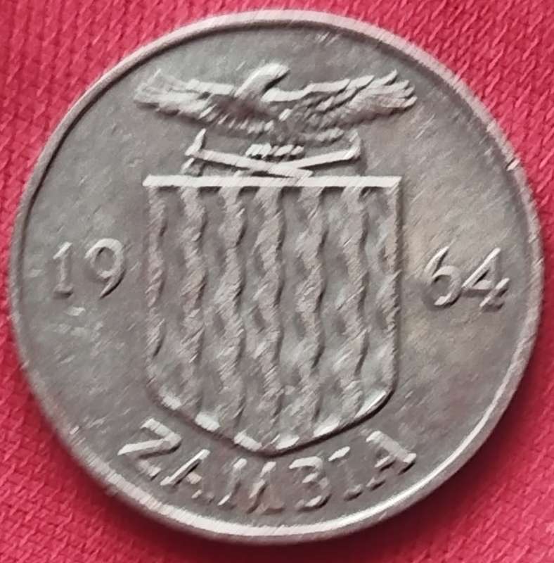 1964     SIX PENCE  COIN        ZAMBIA                       SUN17343