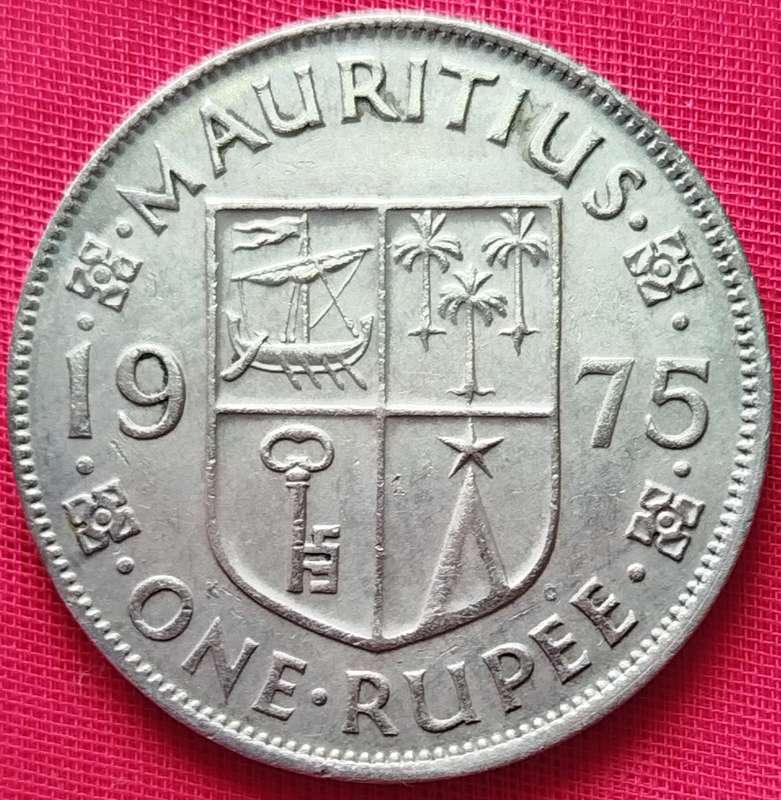 1975       ONE Rupee Coin     Mauritius       SUN17346