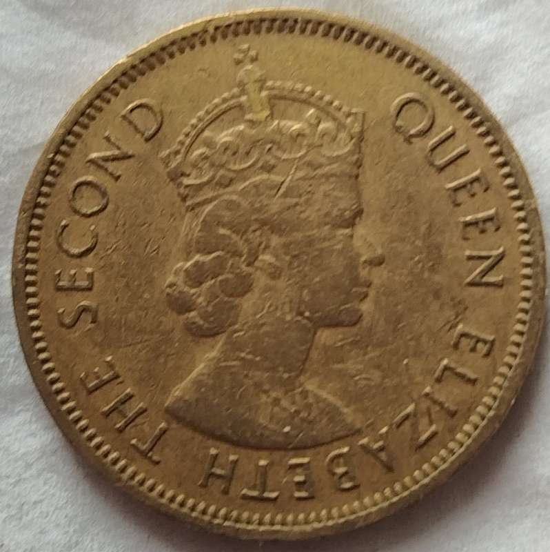 1972   TEN CENTS COIN       HONG KONG                      SUN17351