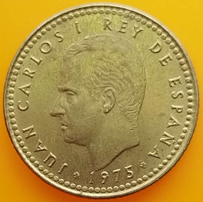 1975        Una Peseta  Coin       Spain         SUN17359