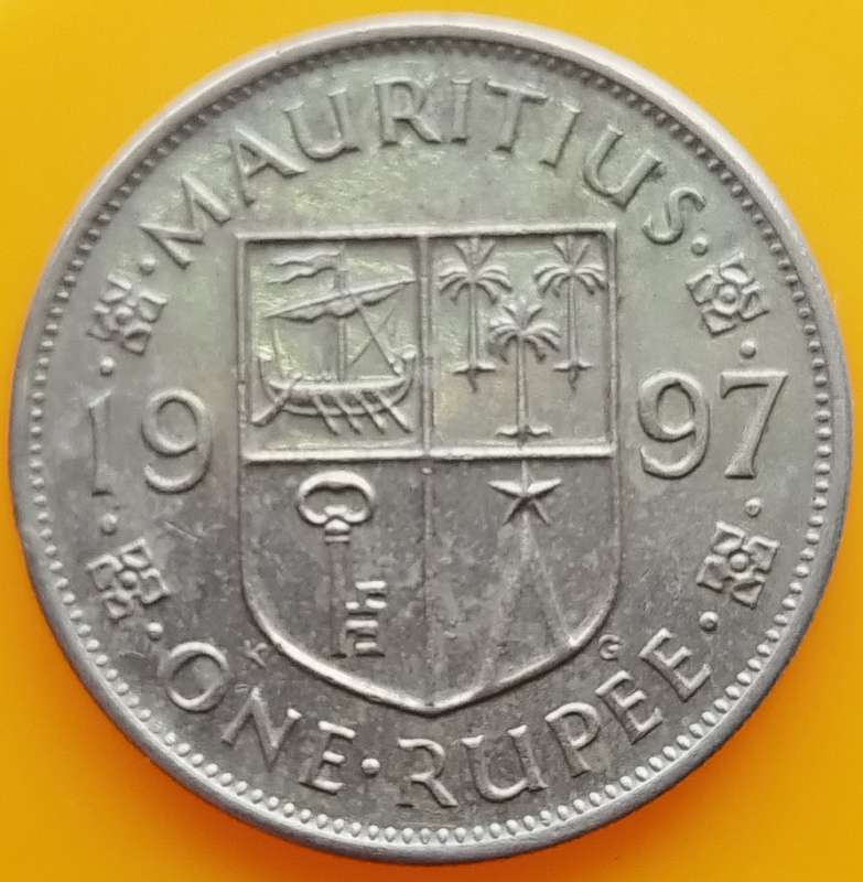 1997       ONE Rupee Coin     Mauritius       SUN17363