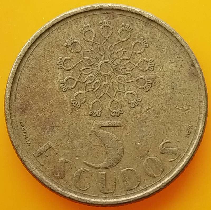 1987       5 Escudos   Coin       Portugal        SUN17373