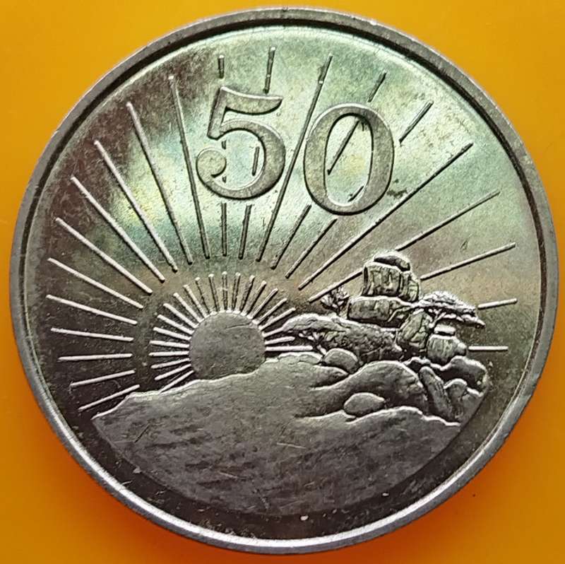 1990  50 Cents     Zimbabwe          SUN17378