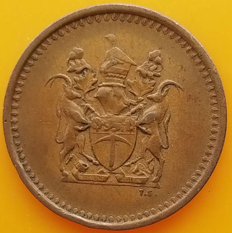 1970     ONE Cents  COIN       Rhodesia               SUN17382