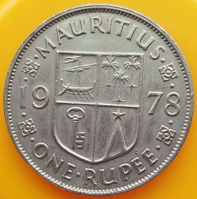 1978       ONE Rupee Coin     Mauritius       SUN17383