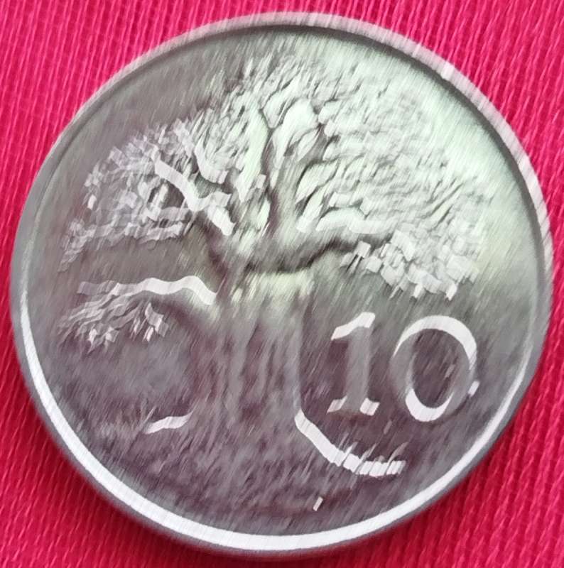 2001  10 Cents     Zimbabwe          SUN17388