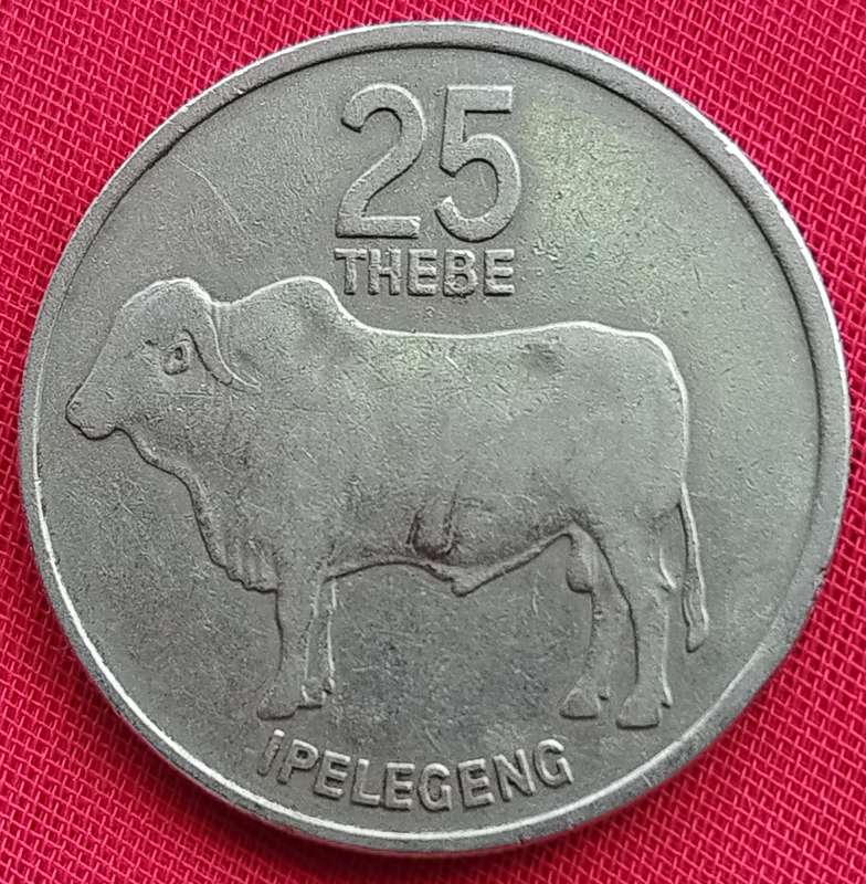1977   25  THEBE COIN       BOTSWANA                       SUN17391