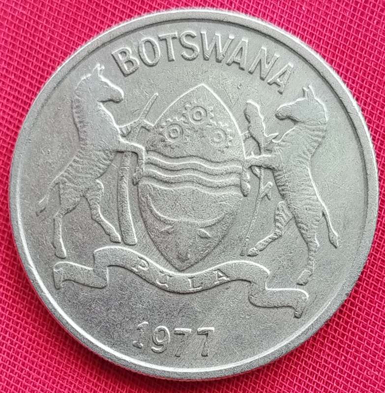 1977   25  THEBE COIN       BOTSWANA                       SUN17391