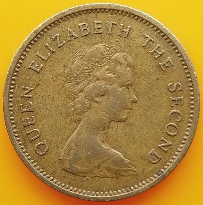 1977   FIFTY CENTS COIN       HONG KONG                      SUN17395