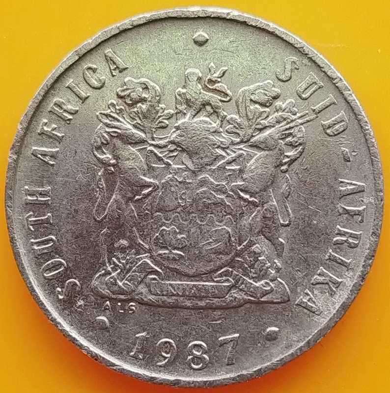 1987  10c   Coin     RSA           SUN17396