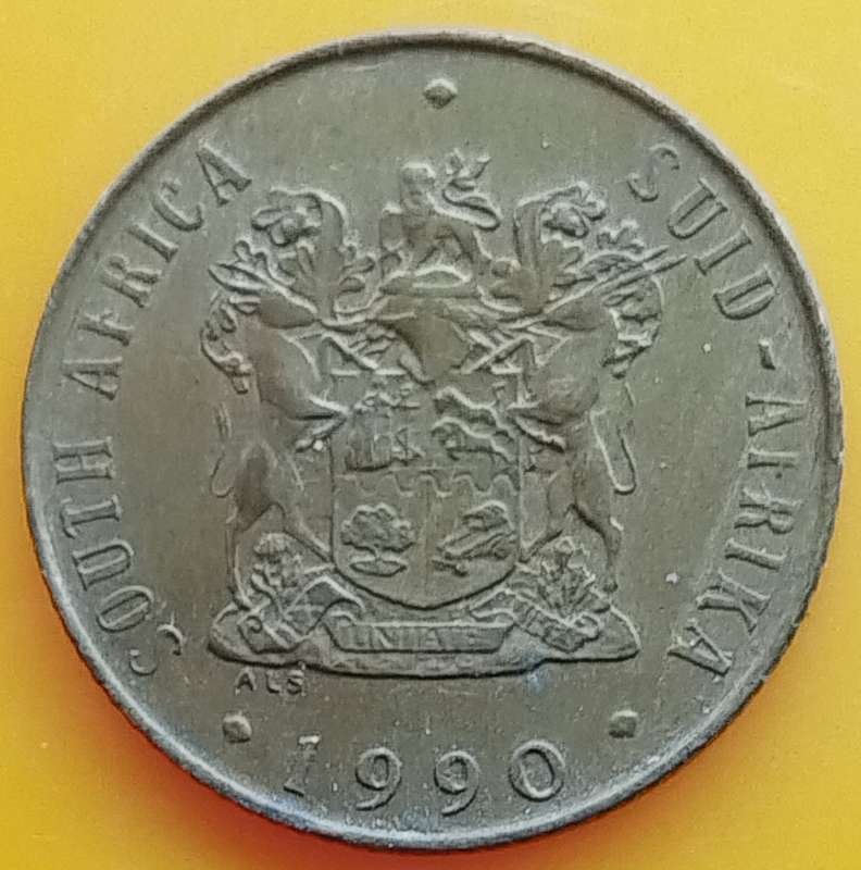 1990   2c   Coin   RSA             SUN17400