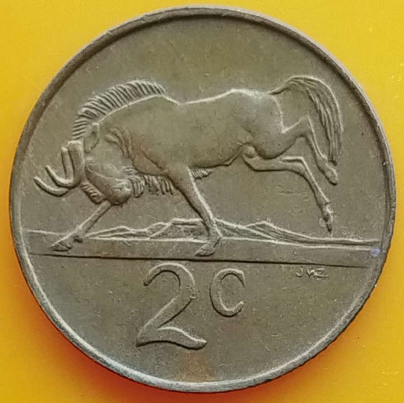 1990   2c   Coin   RSA             SUN17400