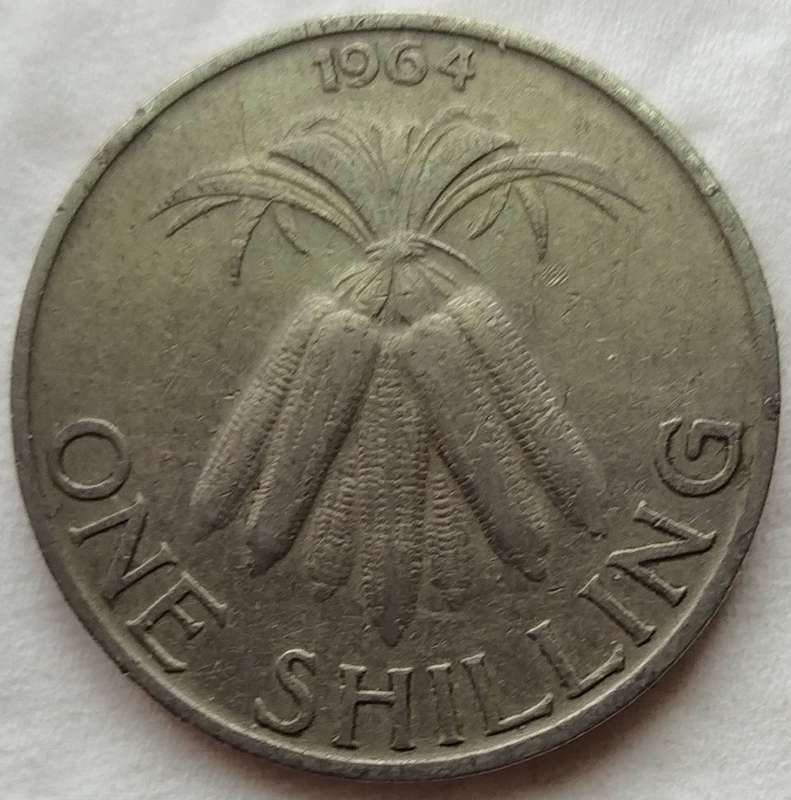 1964    ONE SHILLING  Coin      Malawi         SUN17409