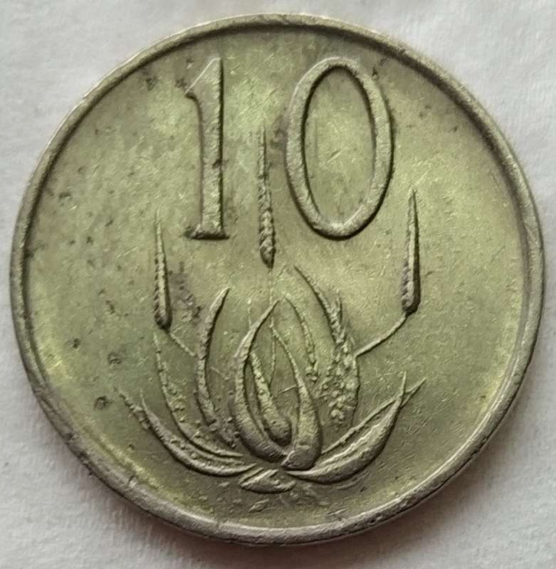 1988   10c   COIN  RSA                    SUN17411