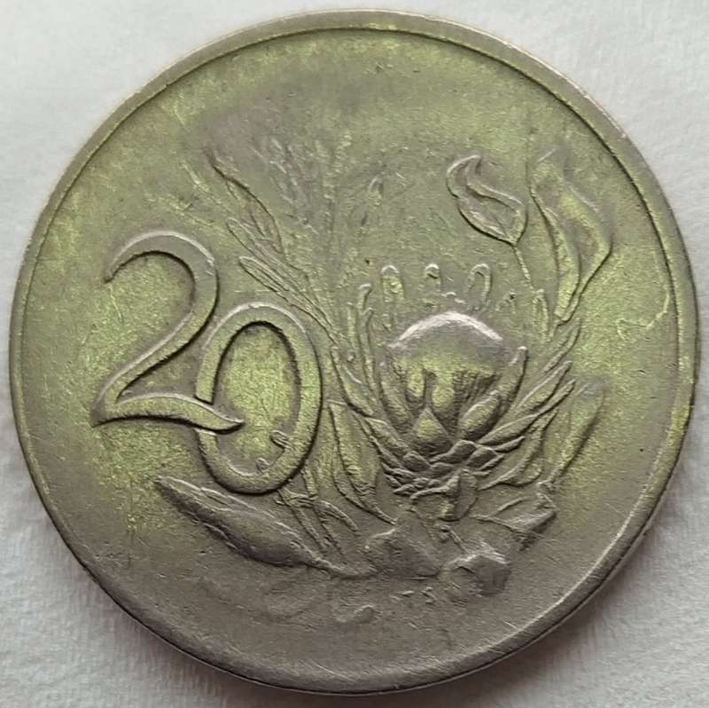 1965   20c   COIN   (Afrikaans)       SUN17413
