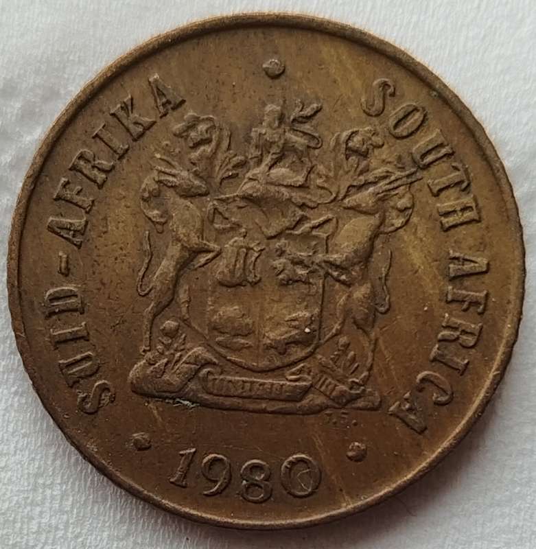 1980  1c   COIN  RSA                    SUN17415