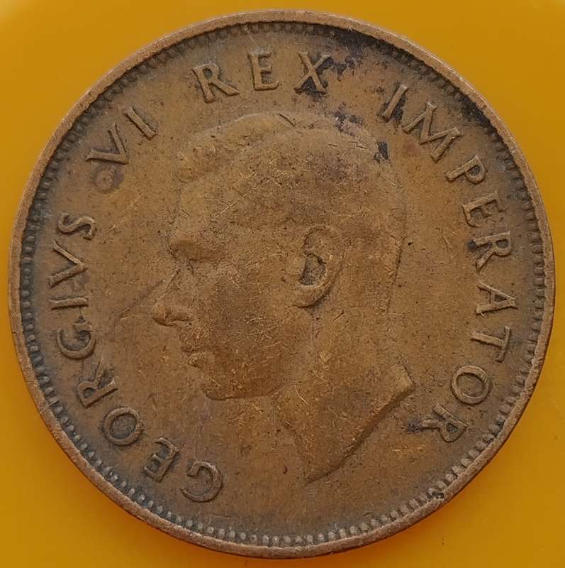 1942     HALF PENNY  COIN        SA                       SUN17433