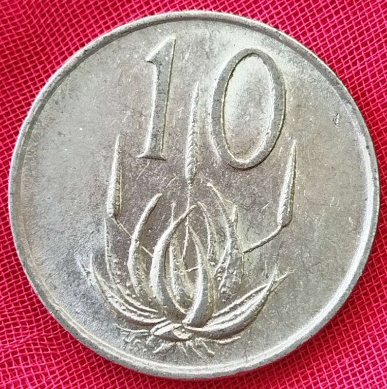 1978  10c   Coin     RSA           SUN17438