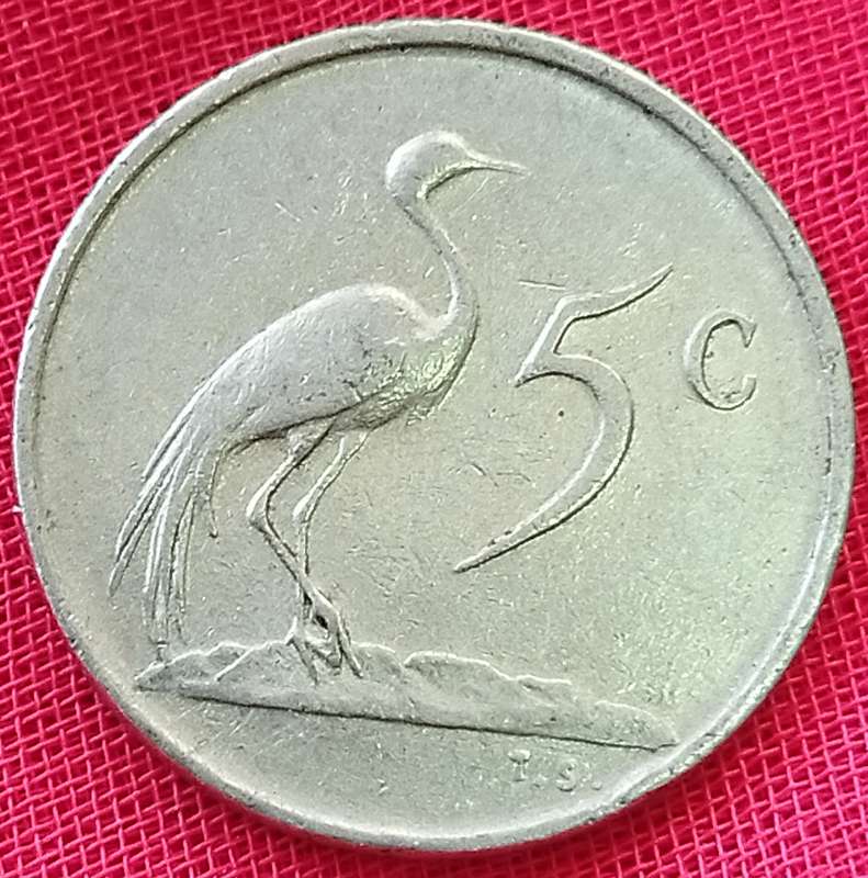 1975   5c   COIN  RSA                    SUN17439