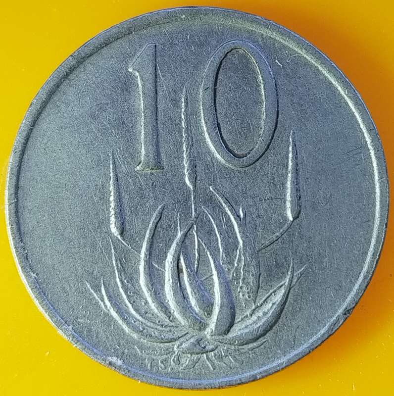 1977    10c   Coin     RSA           SUN17445