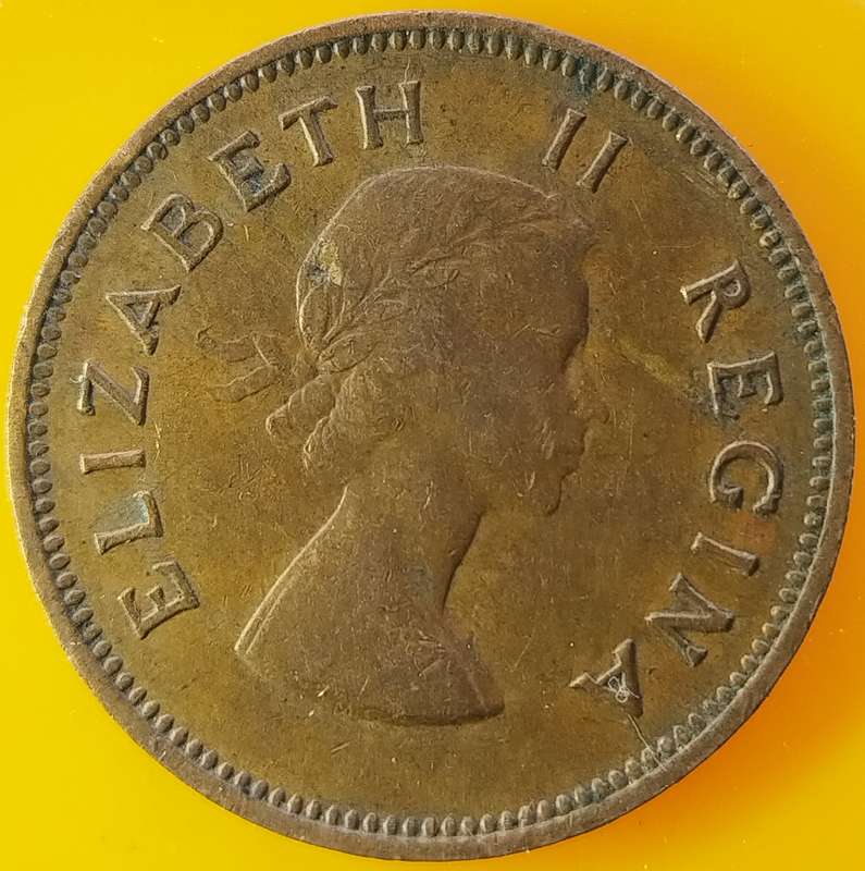 1953     HALF PENNY  COIN        SA                       SUN17446