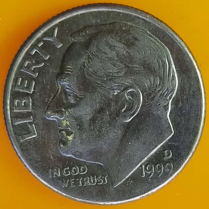 1999 -  ONE DIME COIN     USA         SUN17450