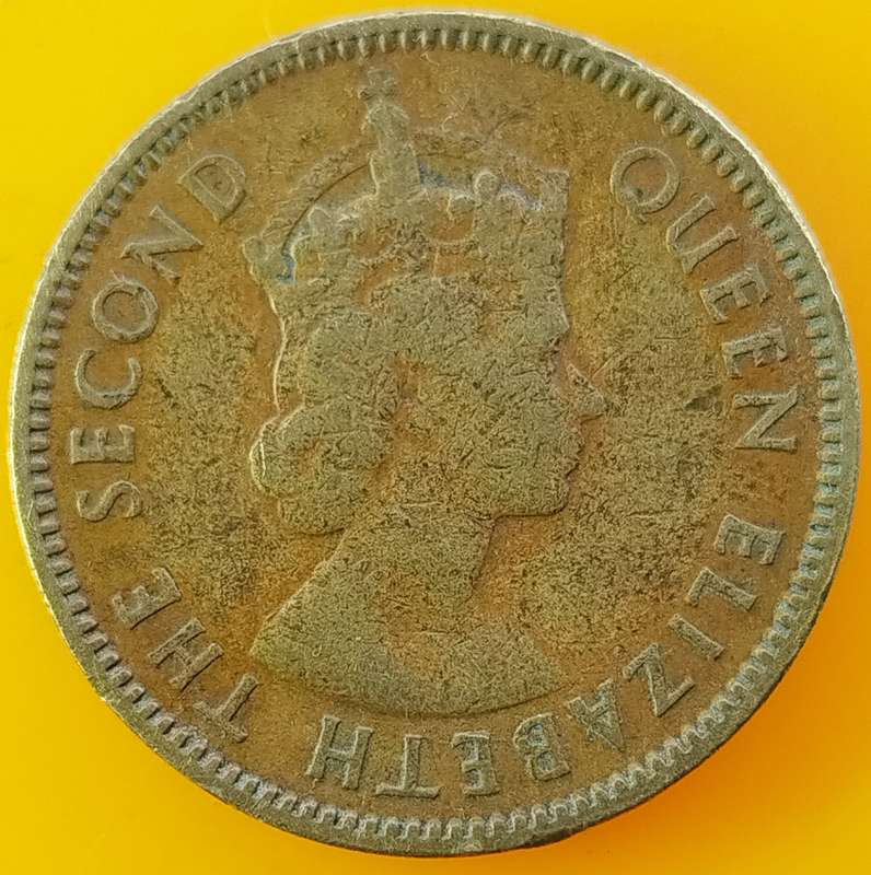 1960   TEN CENTS COIN       HONG KONG                      SUN17458