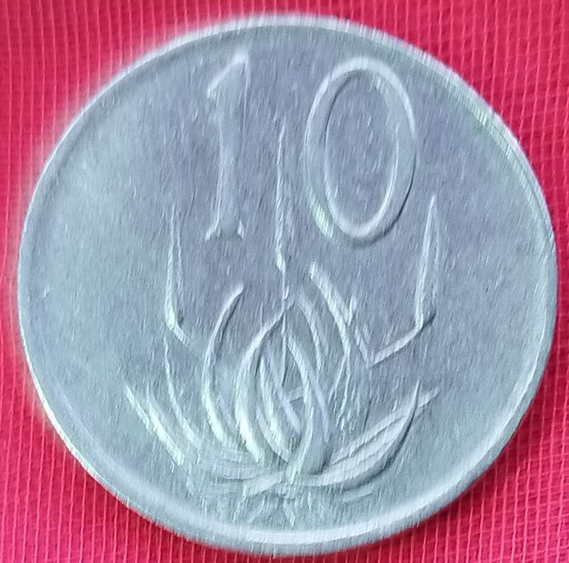 1976   10c   COIN  RSA                    SUN17460