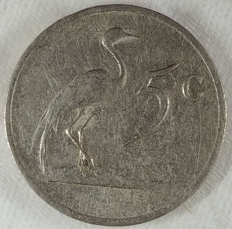 1986   5c   Coin     RSA           SUN17471
