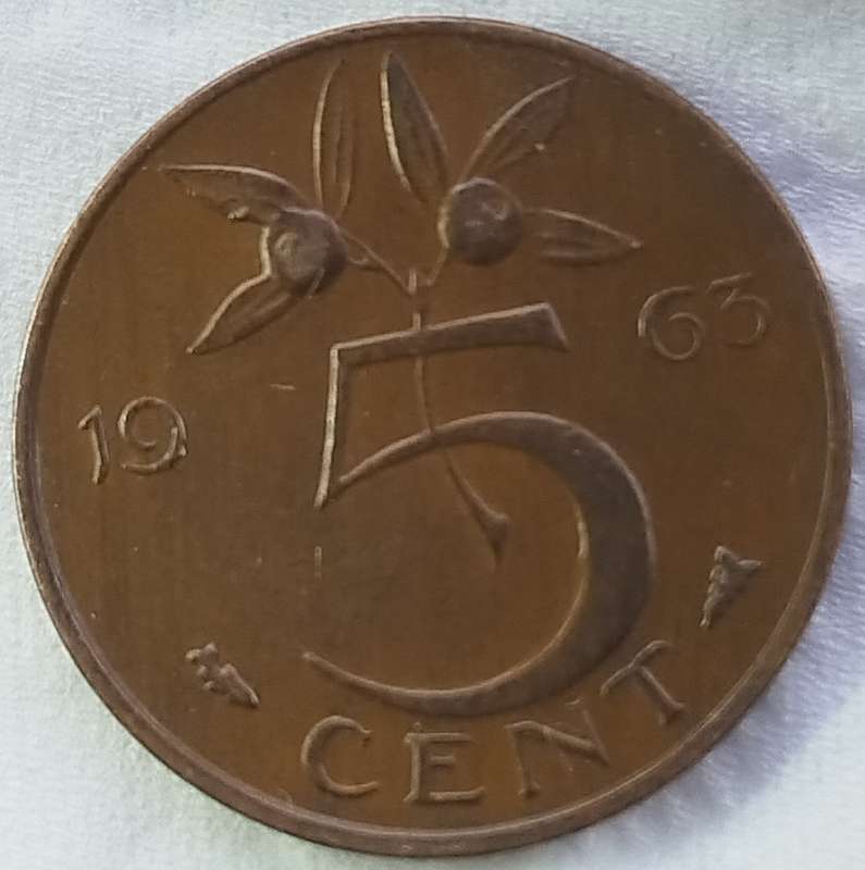 1974  5 Cents      Netherlands          SUN17473