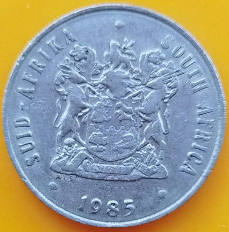1985   20c   Coin    RSA         SUN17482
