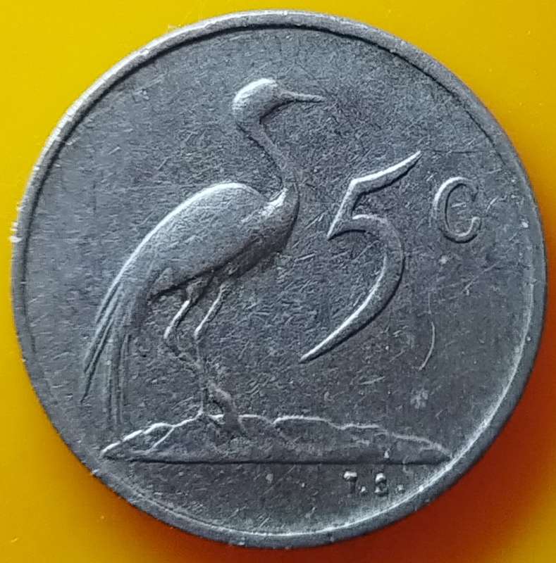1970  5 CENT      RSA       SUN17489