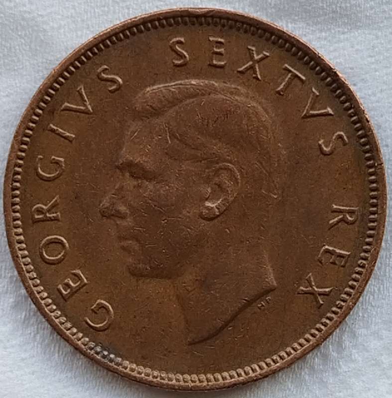 1952     HALF PENNY  COIN        SA                       SUN17498
