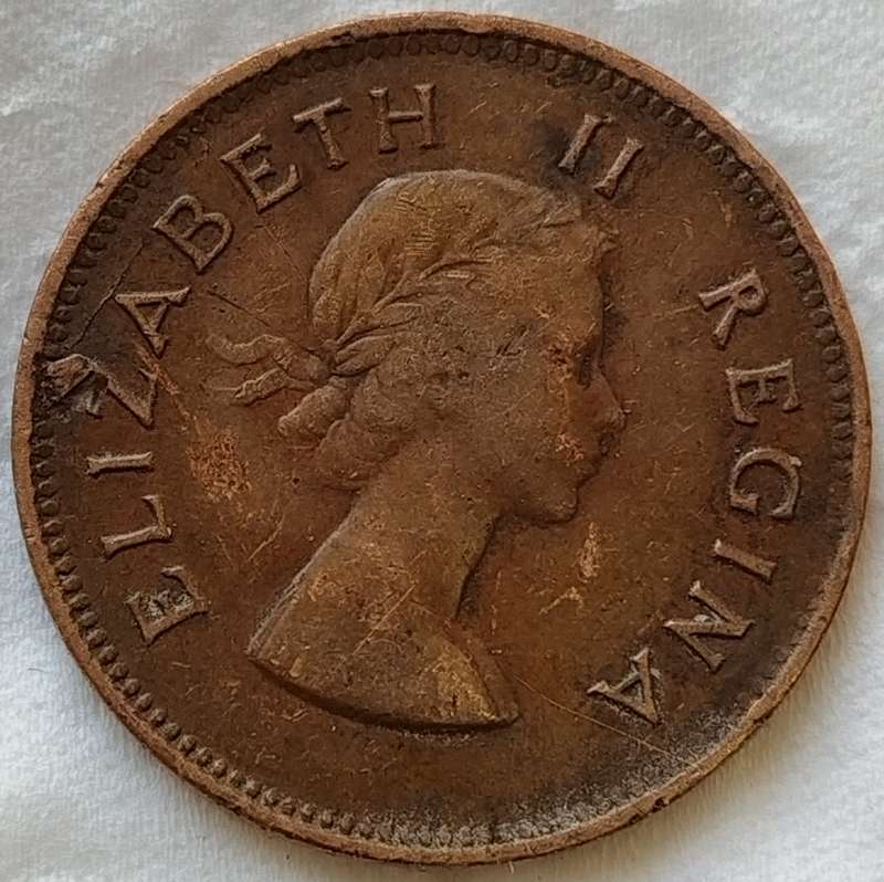 1953     HALF PENNY  COIN        SA                       SUN17501