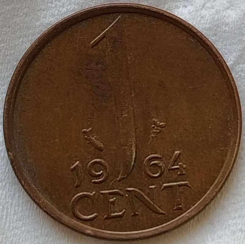 1964       1 Cent      Netherlands          SUN17503