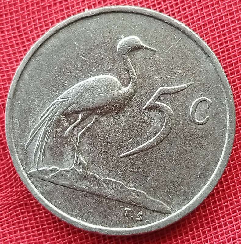1980  5c   COIN  RSA                    SUN17514