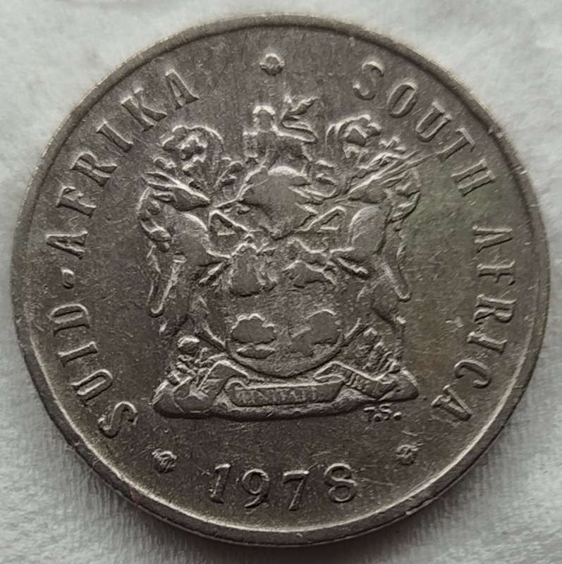 1978  5c   Coin     RSA           SUN17524