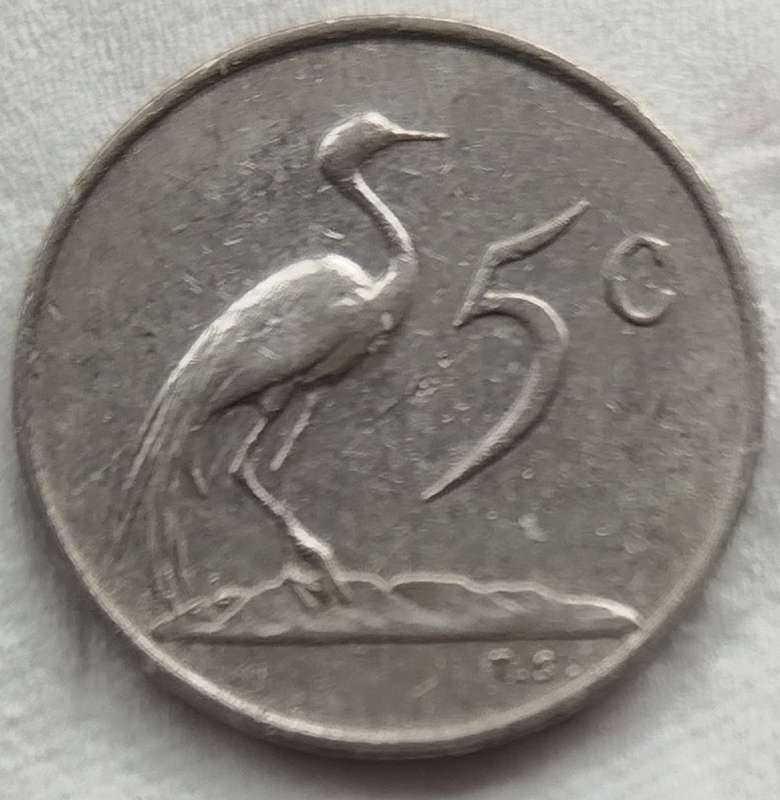 1978  5c   Coin     RSA           SUN17524