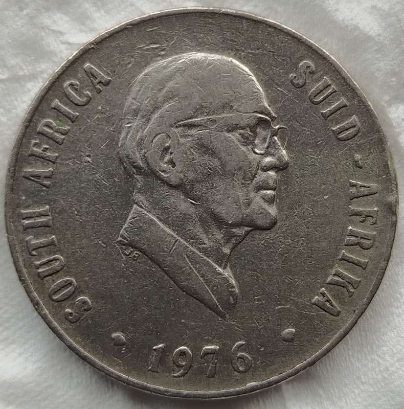 1976   50c   COIN  RSA                    SUN17537