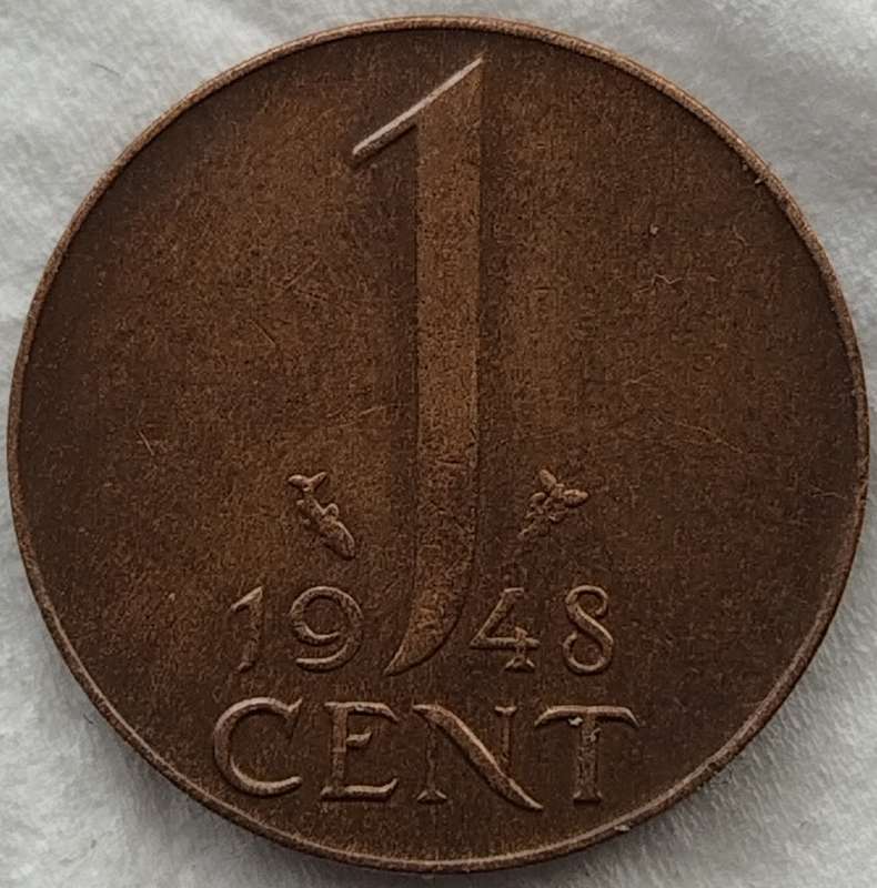 1948       1 Cent      Netherlands          SUN17540
