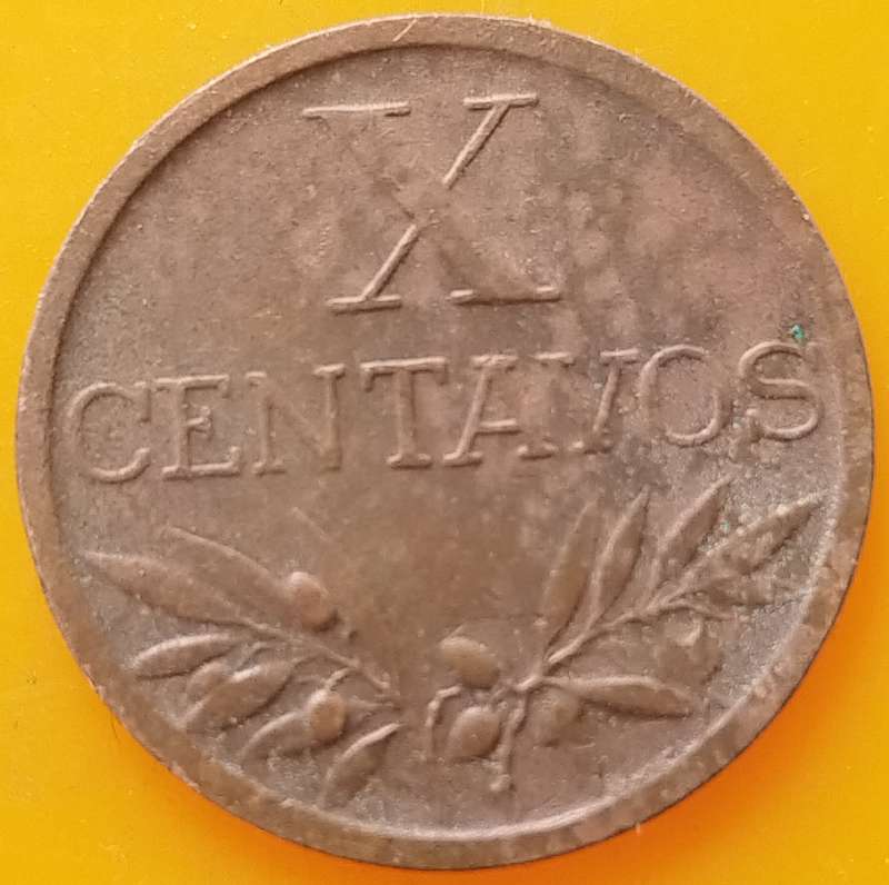 1956          10 Centavos   Coin       Portugal        SUN17545
