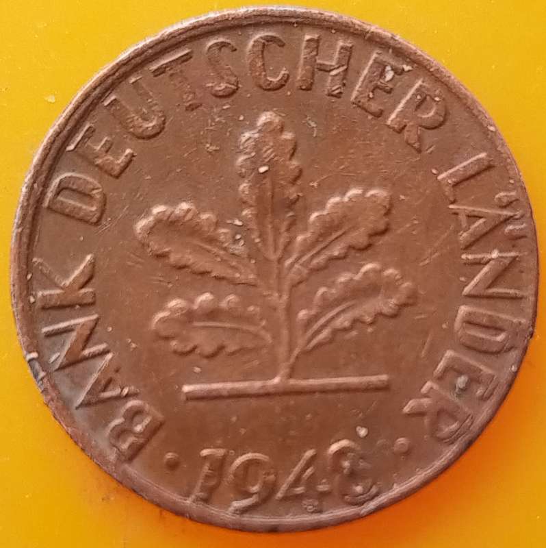 1948  1 Pfennig COIN      Germany        SUN17546