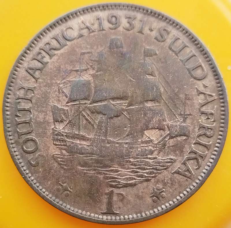 1931     PENNY  COIN        SA                       SUN17547